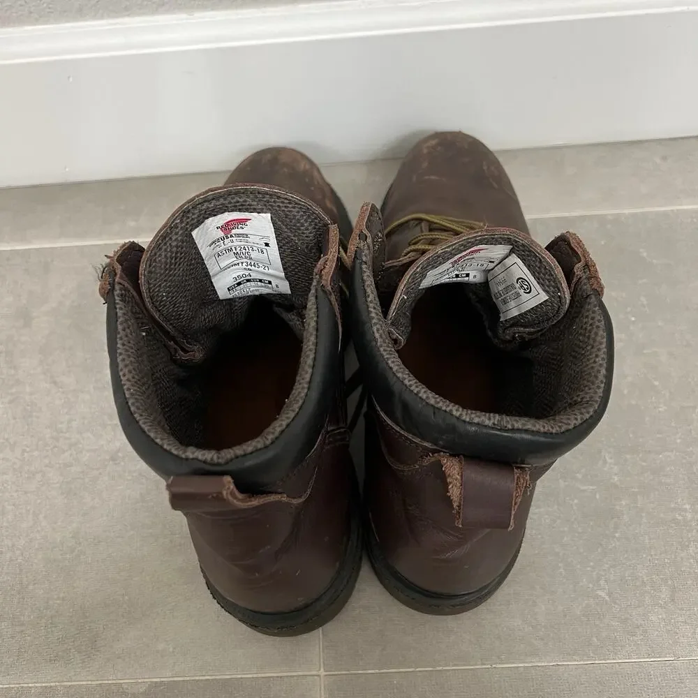 Red Wing Supersole 2.0 Mens 11 Red Steel Toe 6